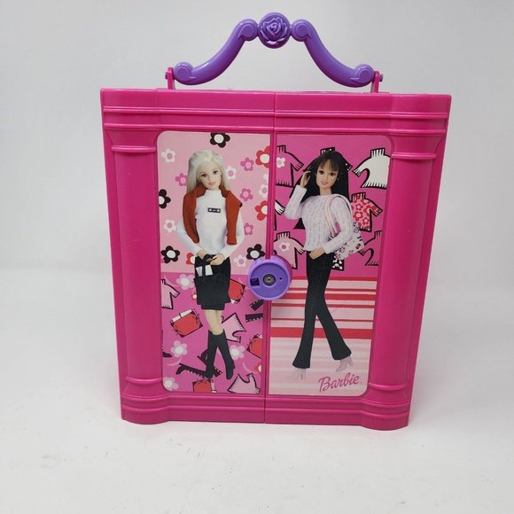 BARBIE VTG 97 FASHION AVENUE CARRYING CASE STORAGE WARDROBE CLOSET ACCESSORIES - Picture 3 of 13